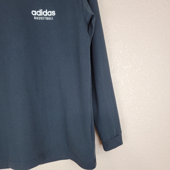 🔥SALE🔥 Adidas Basketball T-shirt Long Sleeve Black XS Women's - Picture 7 of 15
